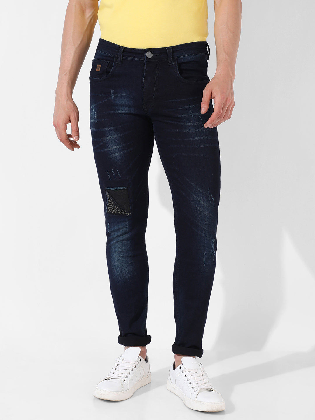 Medium-Washed Denim Jeans