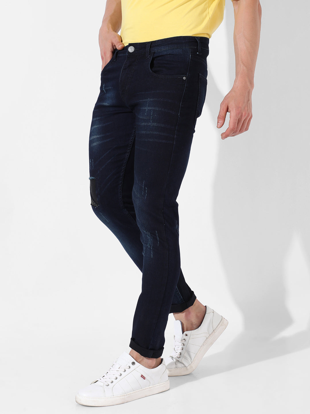 Medium-Washed Denim Jeans