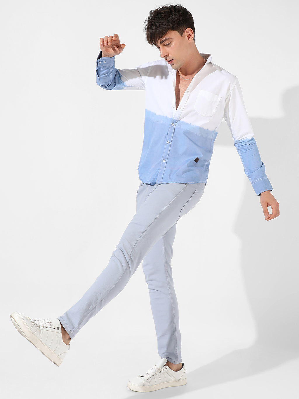 Contrast Ombre Shirt