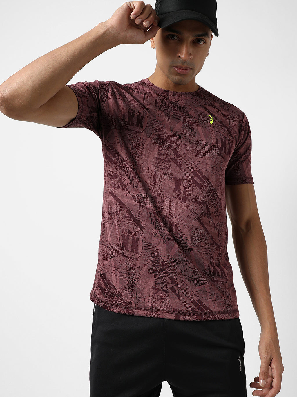 Printed Activewear T-Shirt