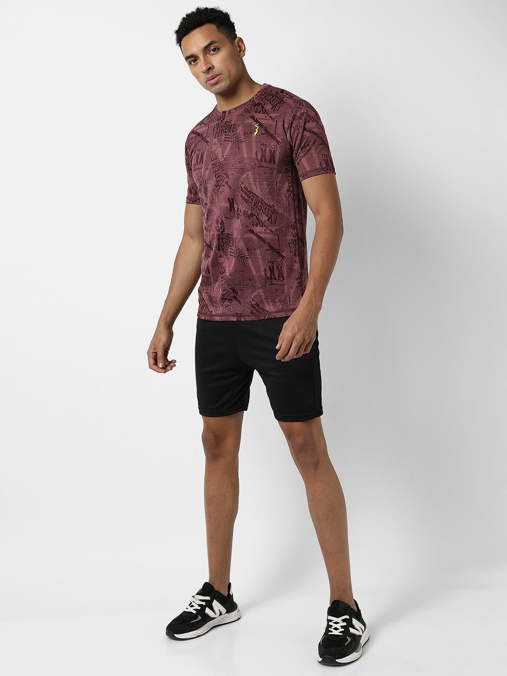 Printed Activewear T-Shirt