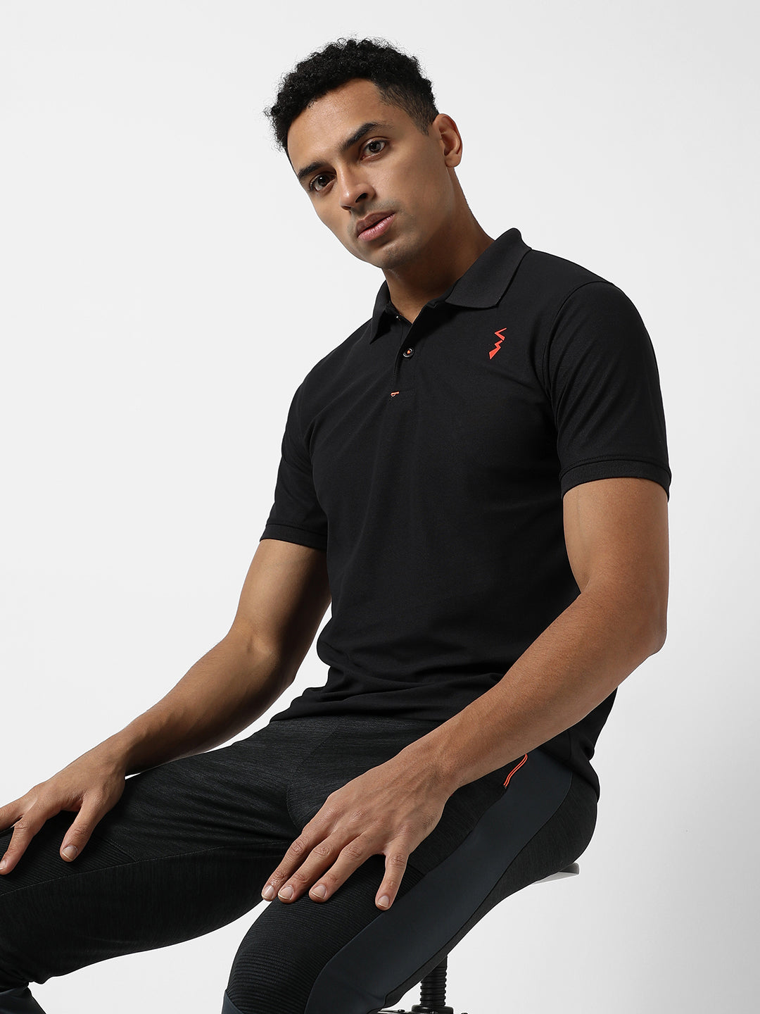Basic Activewear Polo T-Shirt