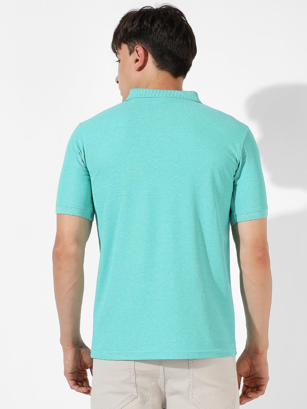 Solid Polo Activewear T-Shirt