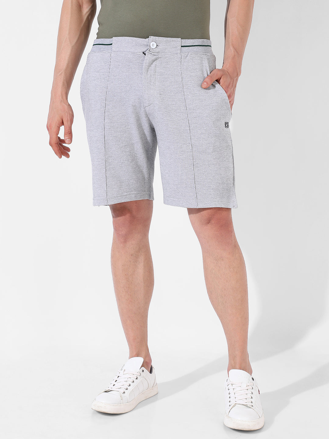 Solid Casual Shorts