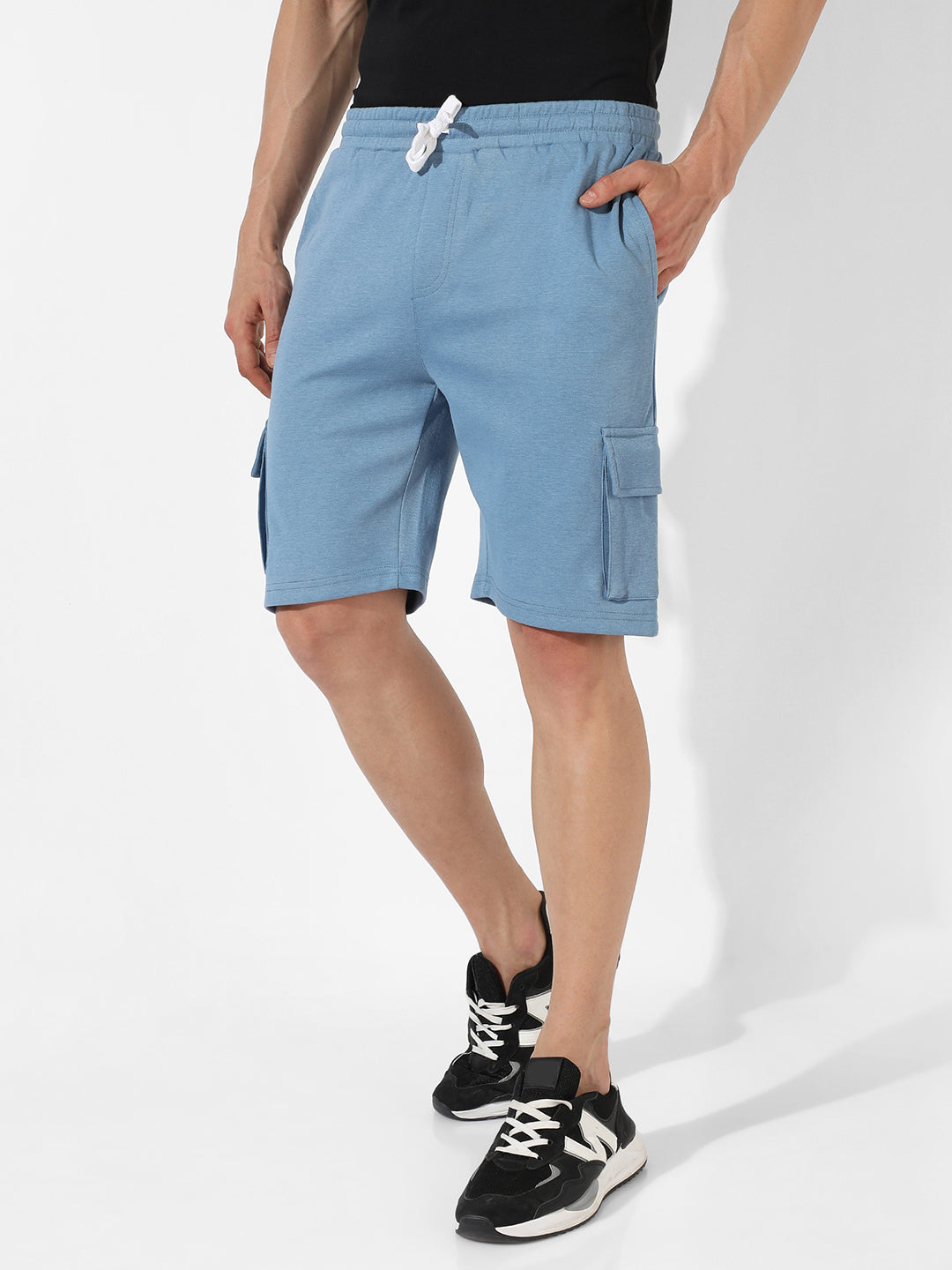 Solid Casual Shorts