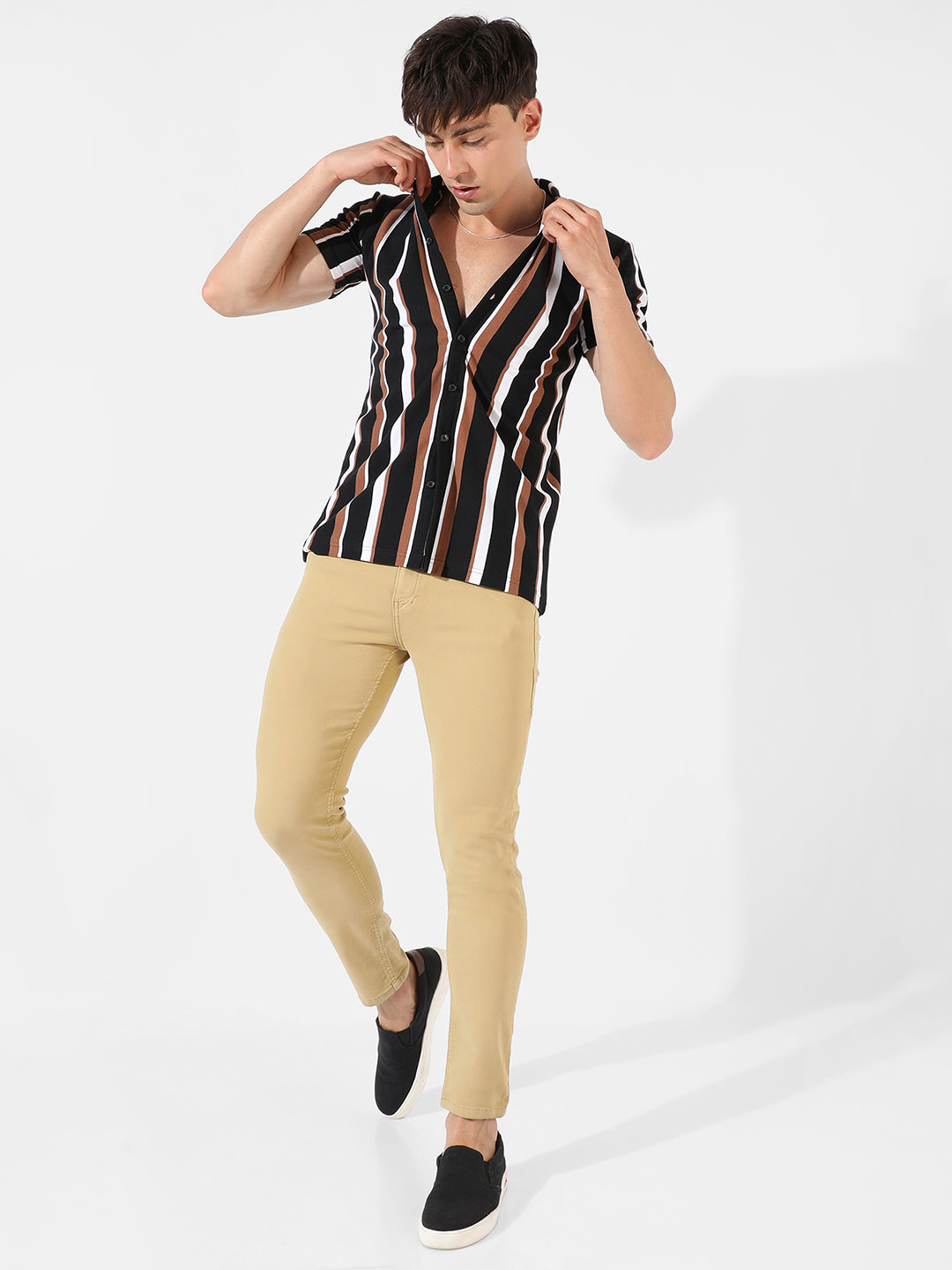 Barcode Striped Shirt