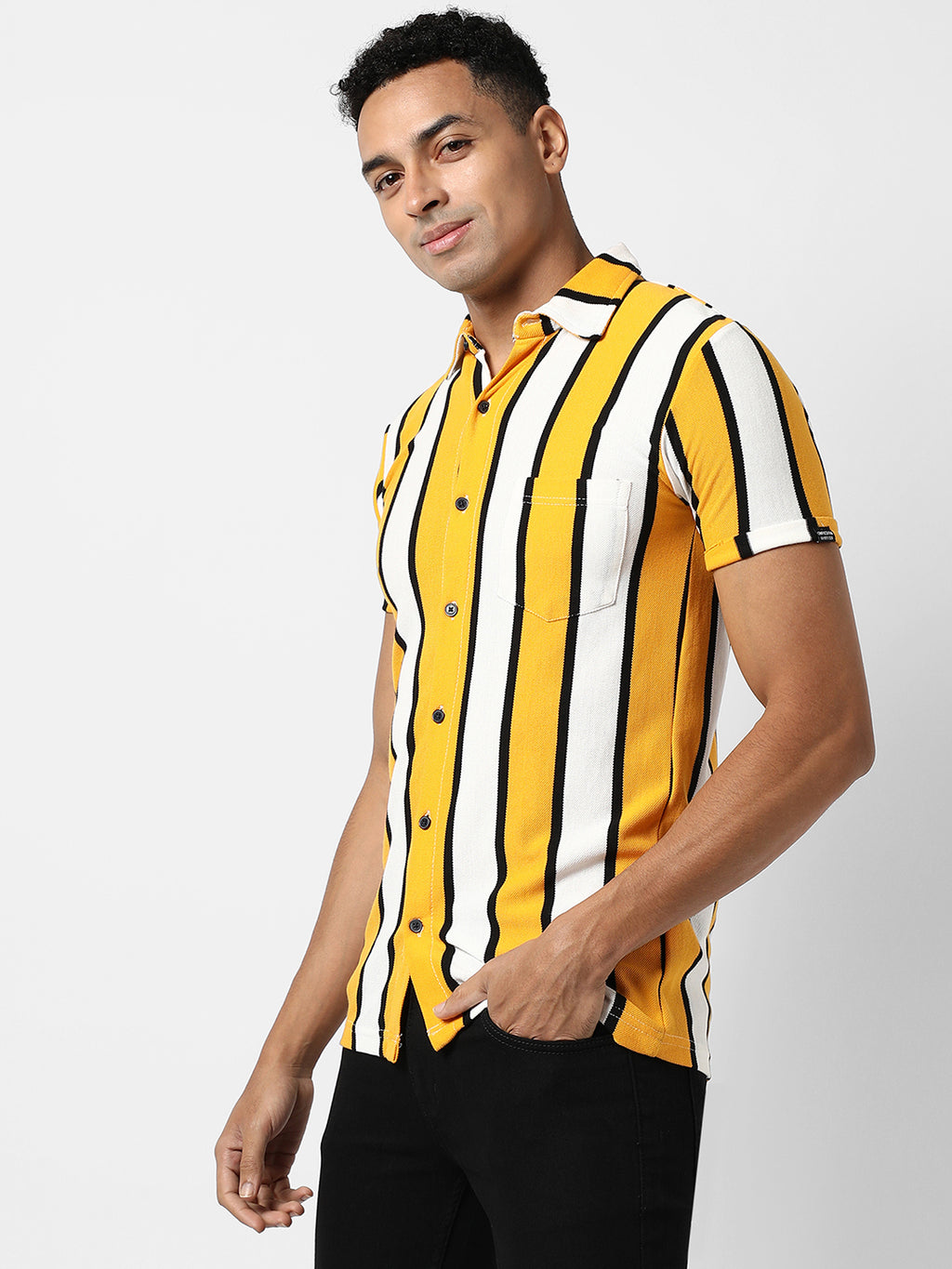 Dramatic Striped Shirt