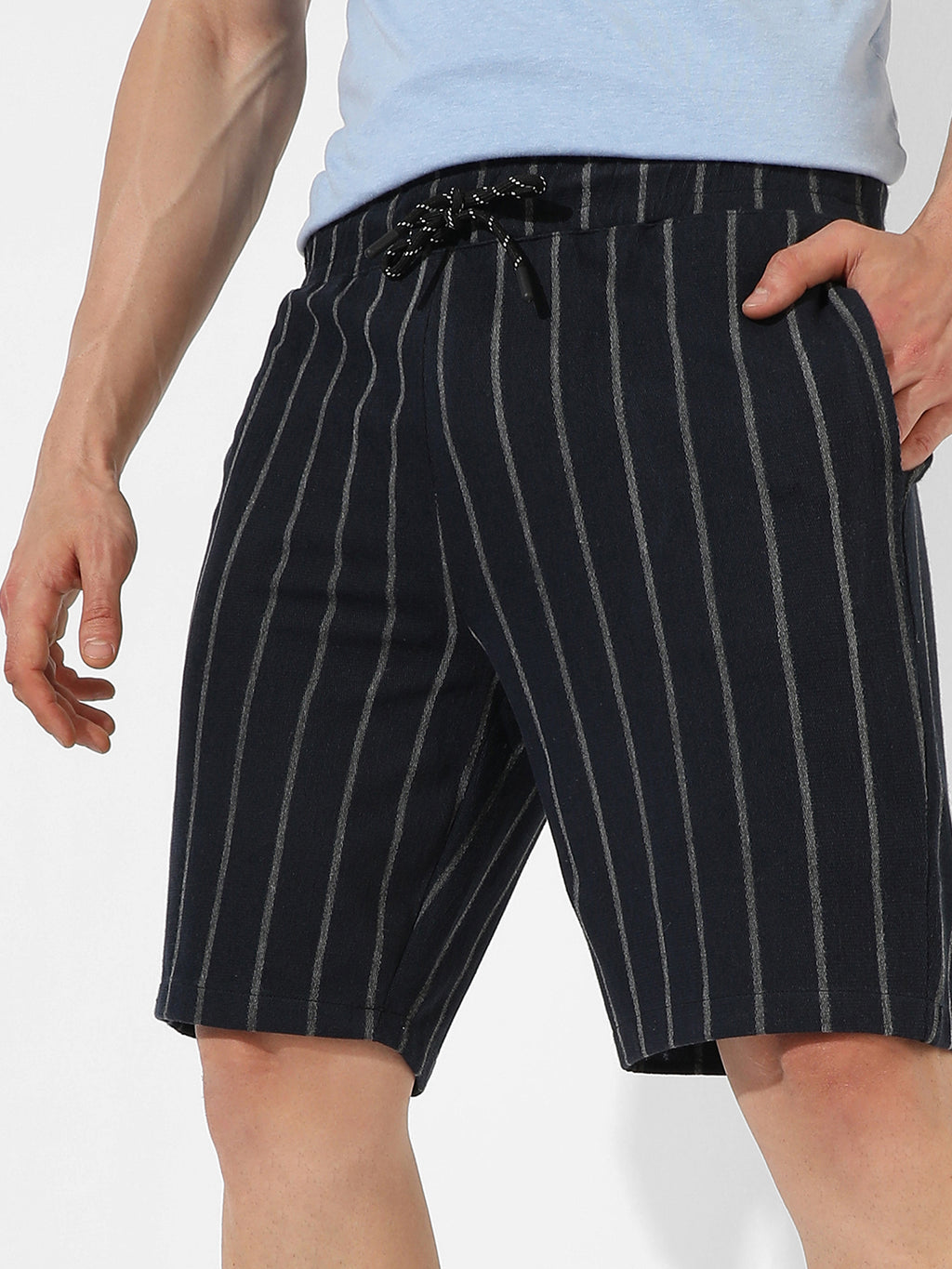 Halo Striped Shorts