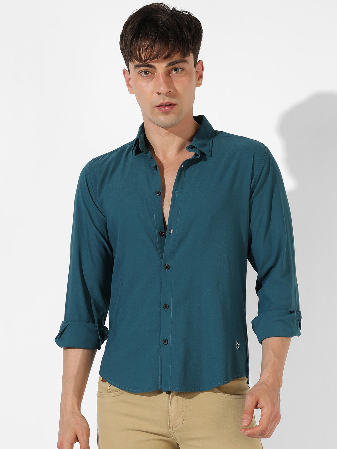 Solid Casual Shirt