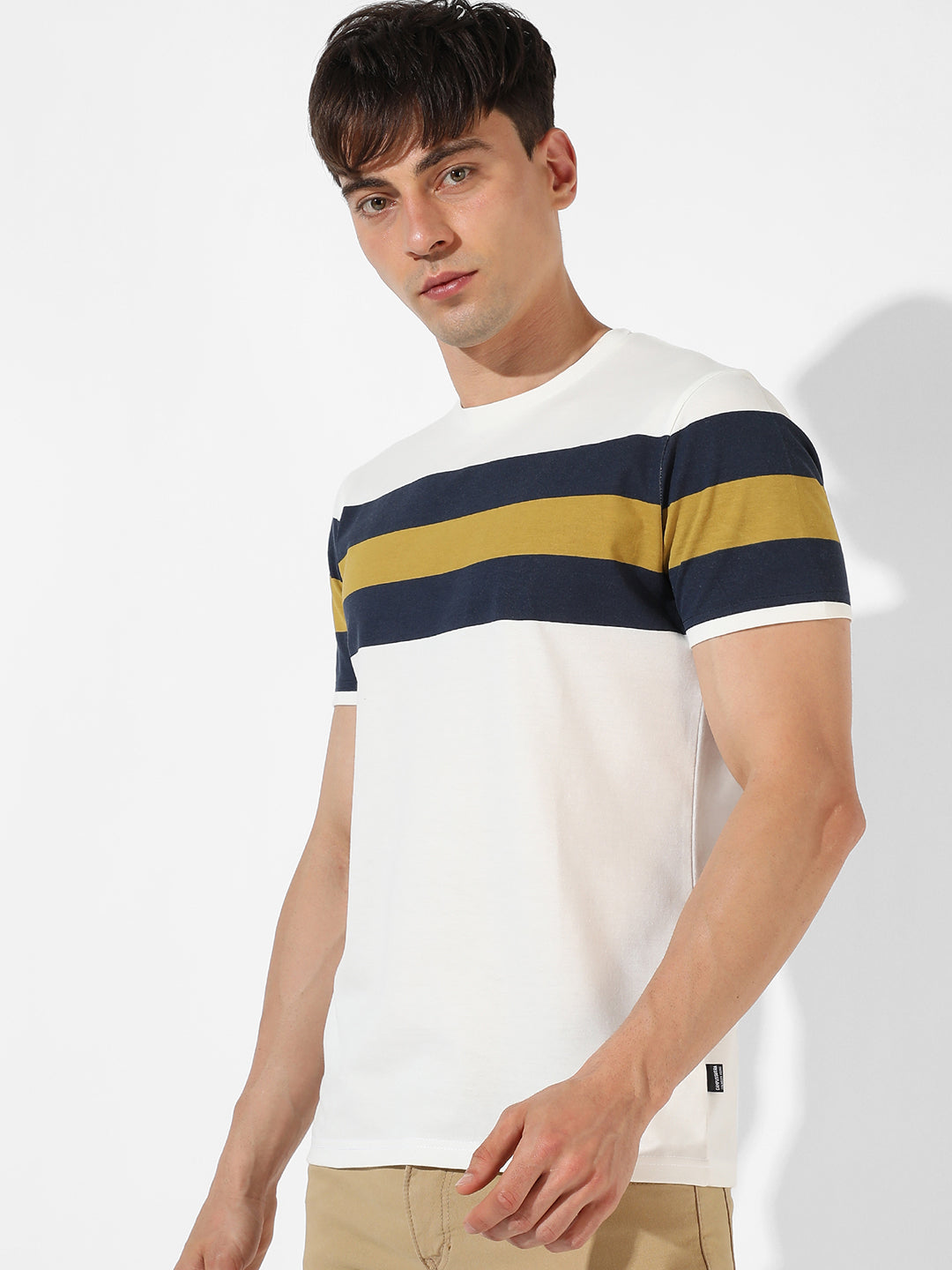 Colourblocked Casual T-Shirt