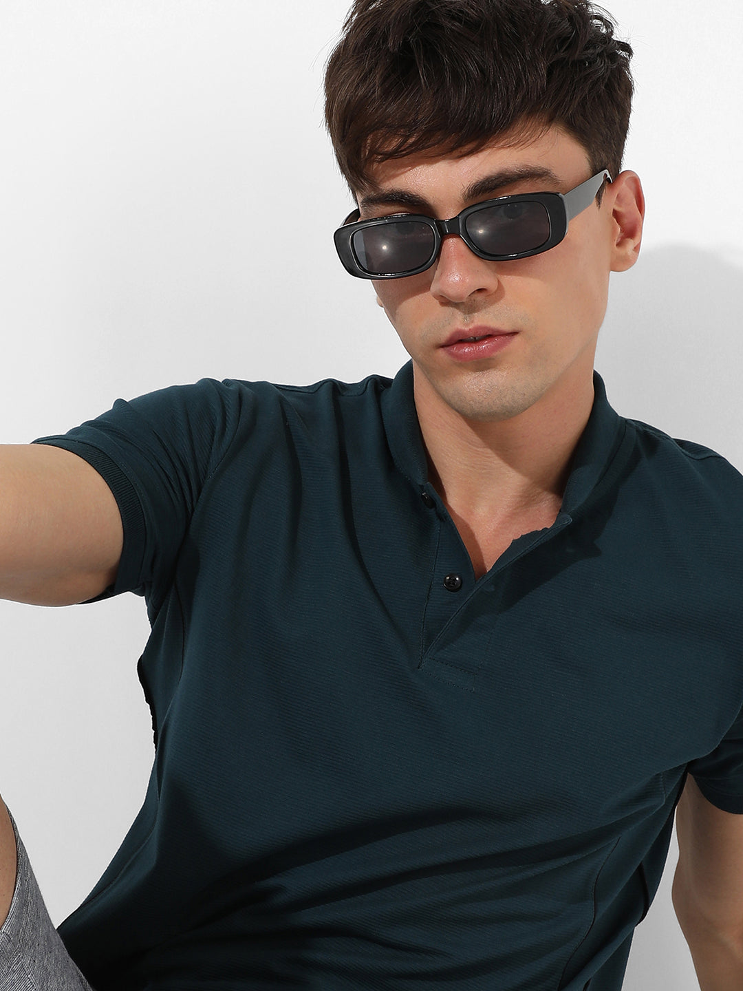 Solid Casual T-Shirt