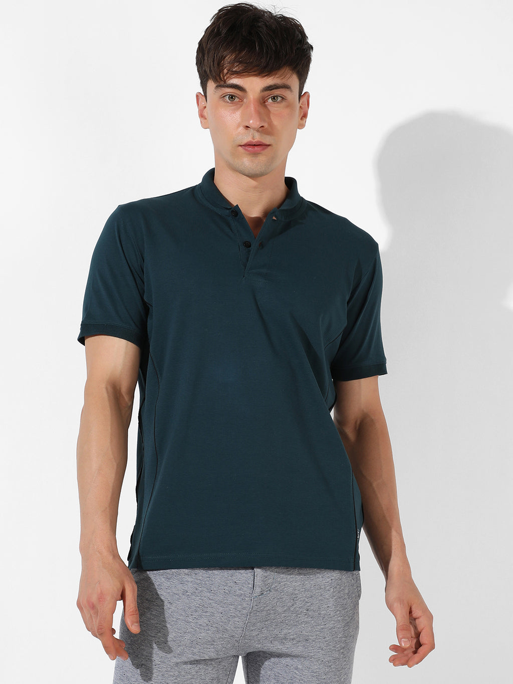 Solid Casual T-Shirt