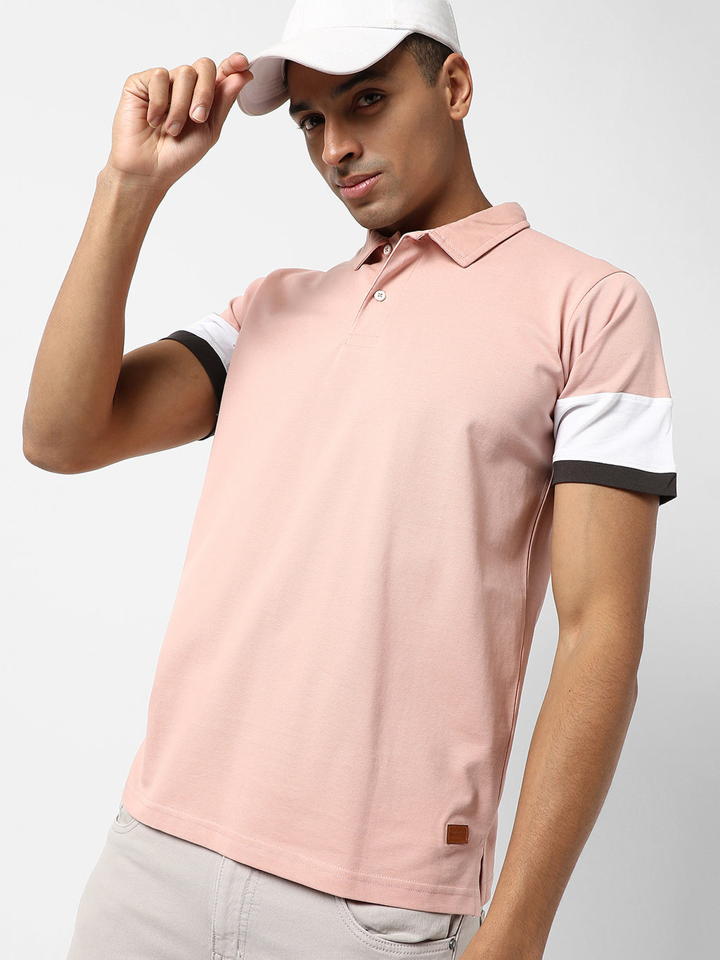 Polo T-Shirt With Contrast Detail