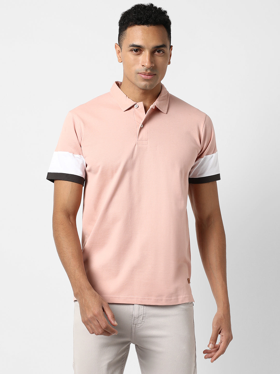 Polo T-Shirt With Contrast Detail