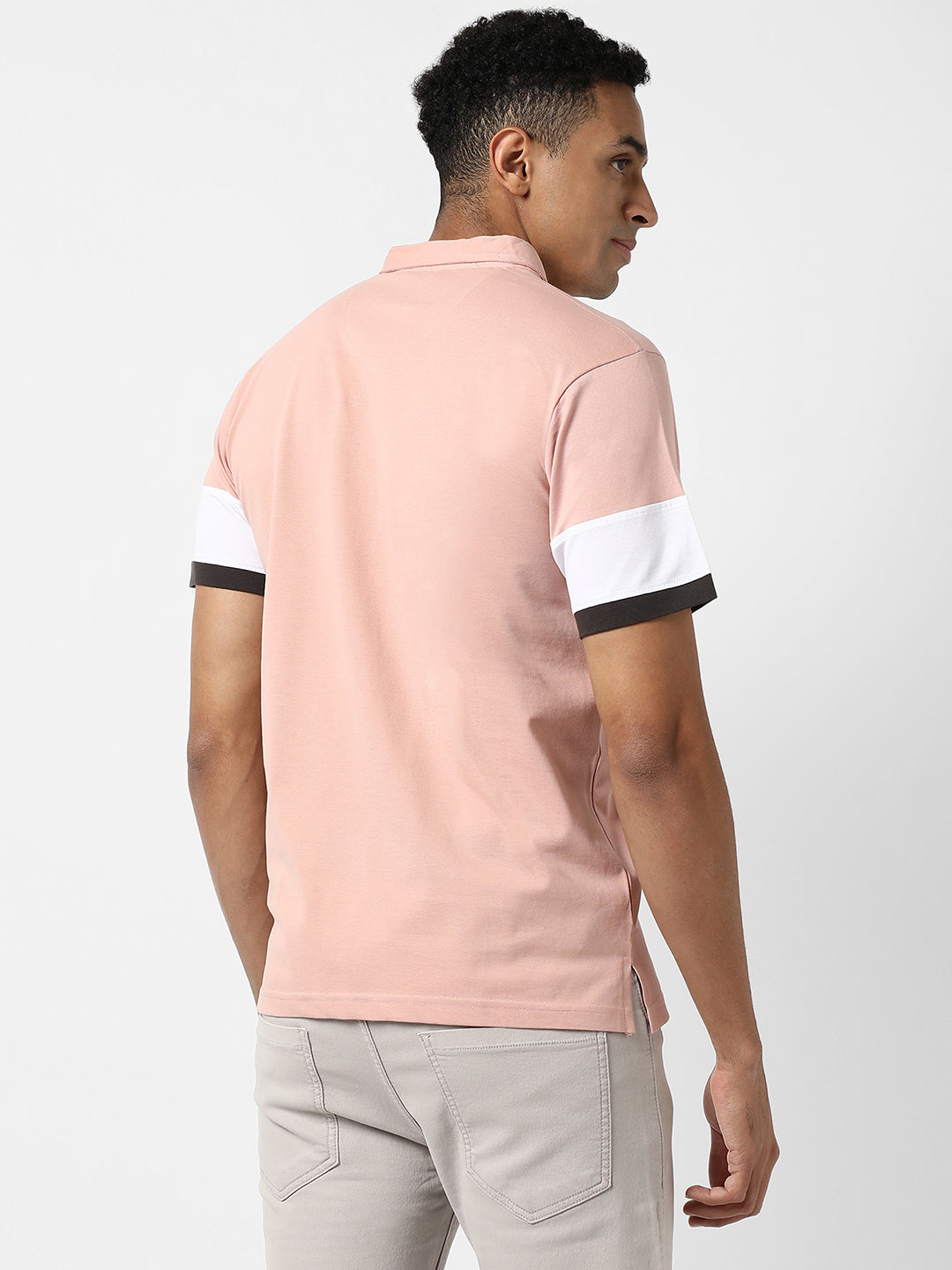Polo T-Shirt With Contrast Detail
