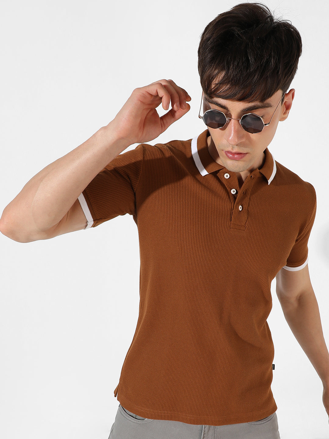 Solid Casual T-Shirt