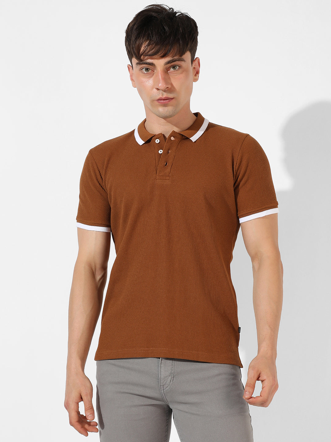 Solid Casual T-Shirt