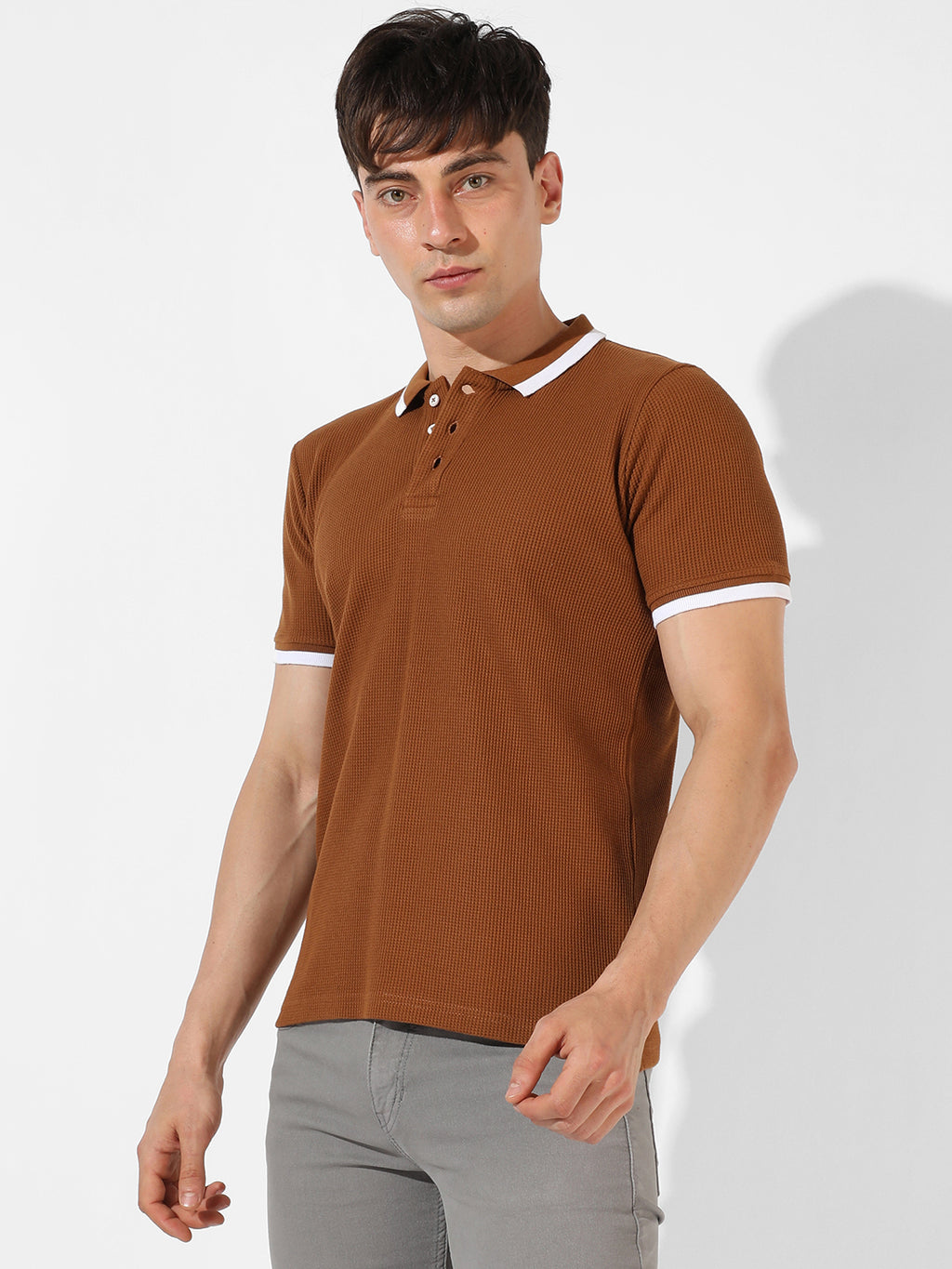 Solid Casual T-Shirt