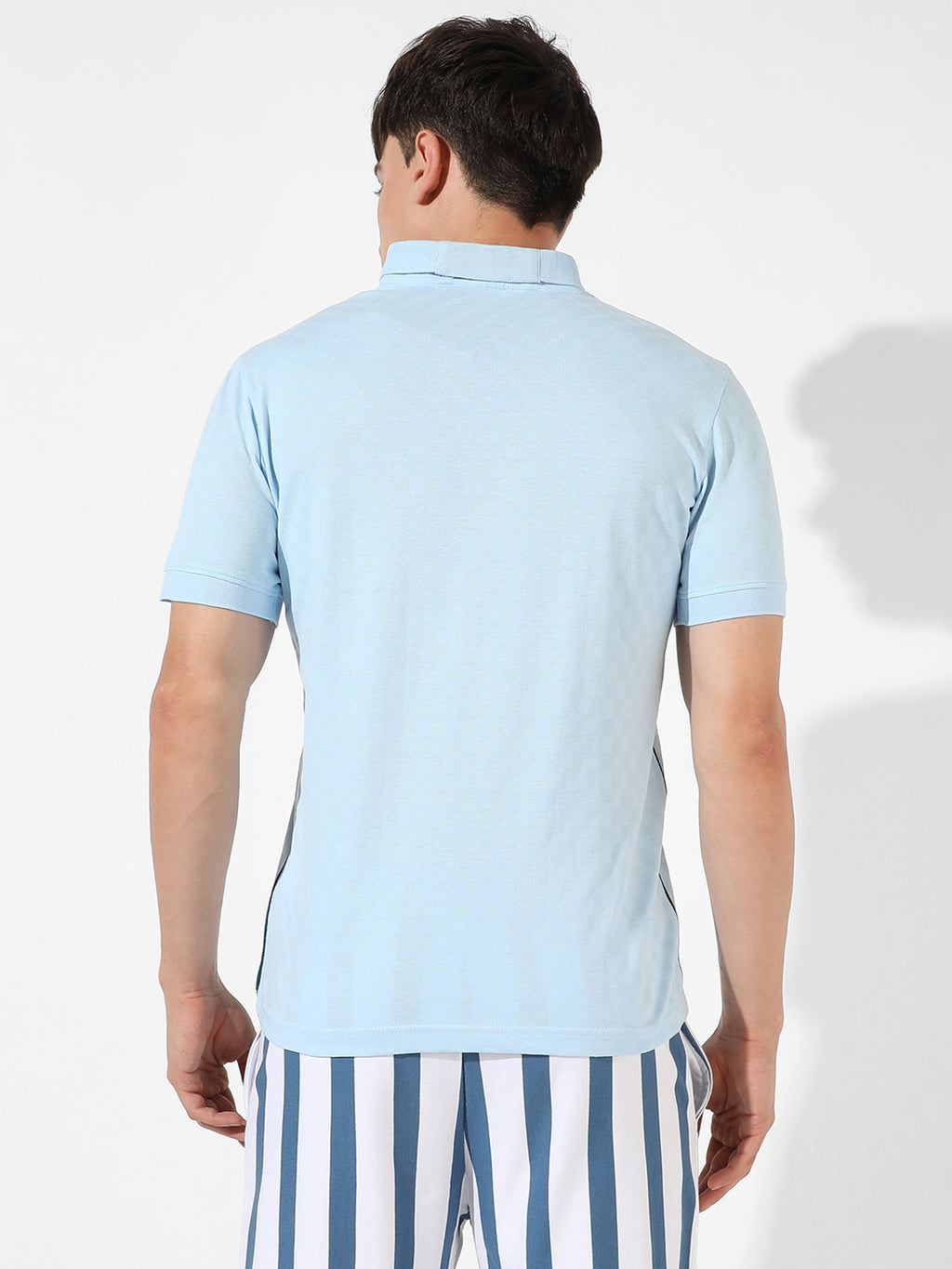 Textured Casual T-Shirt