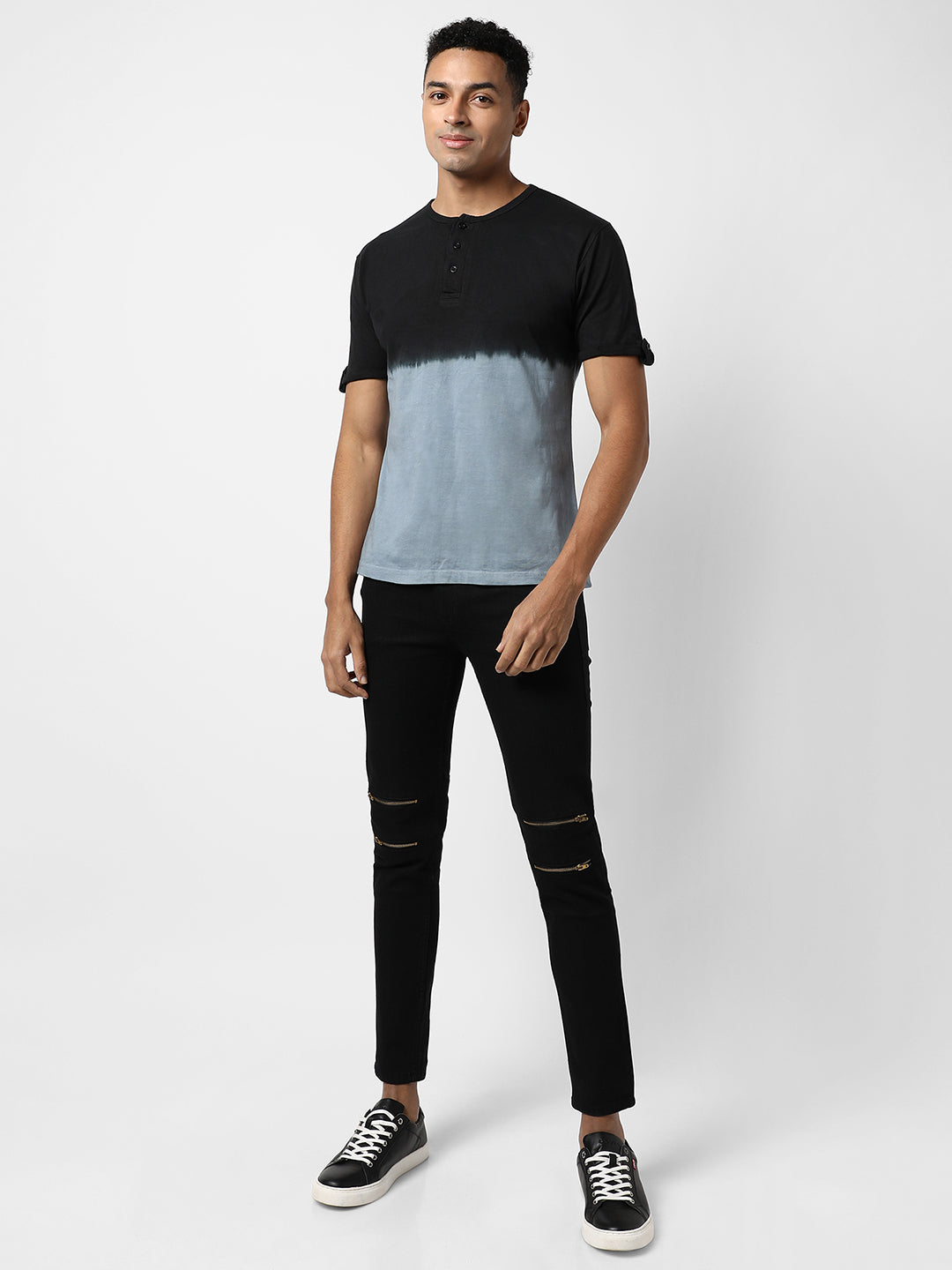 Ombre Henley T-Shirt