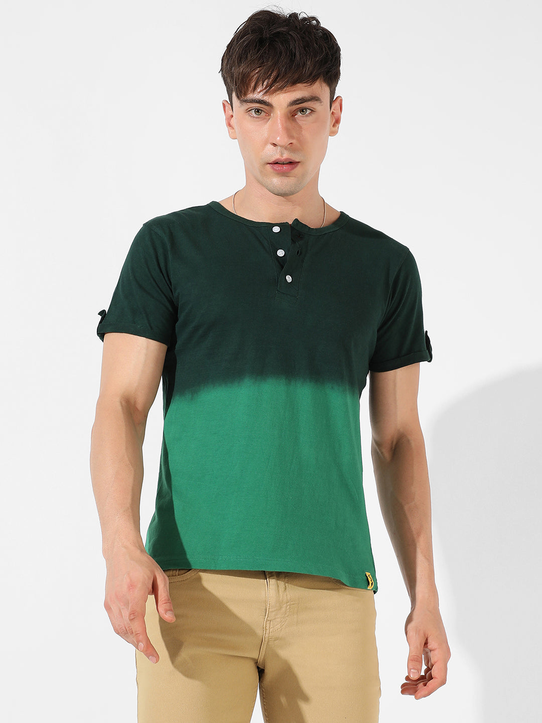 Ombre Henley T-Shirt