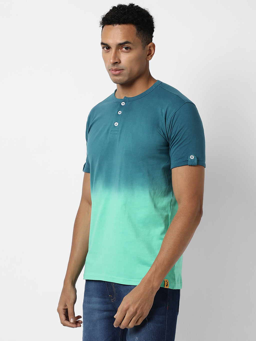 Ombre Henley T-Shirt