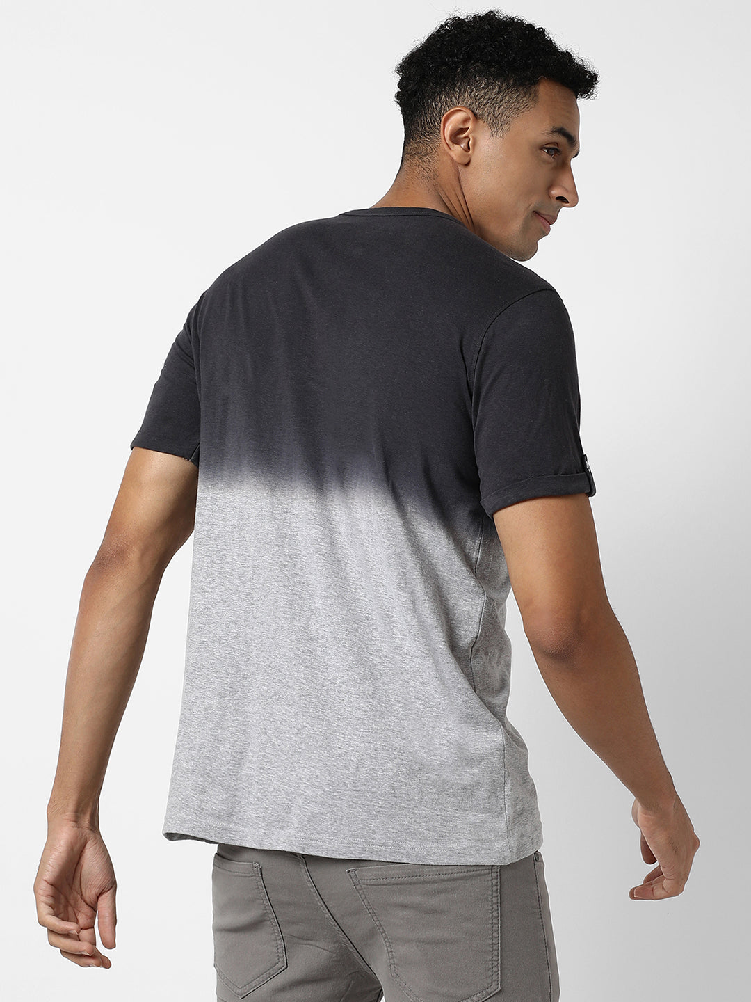 Colourblocked Casual T-Shirt