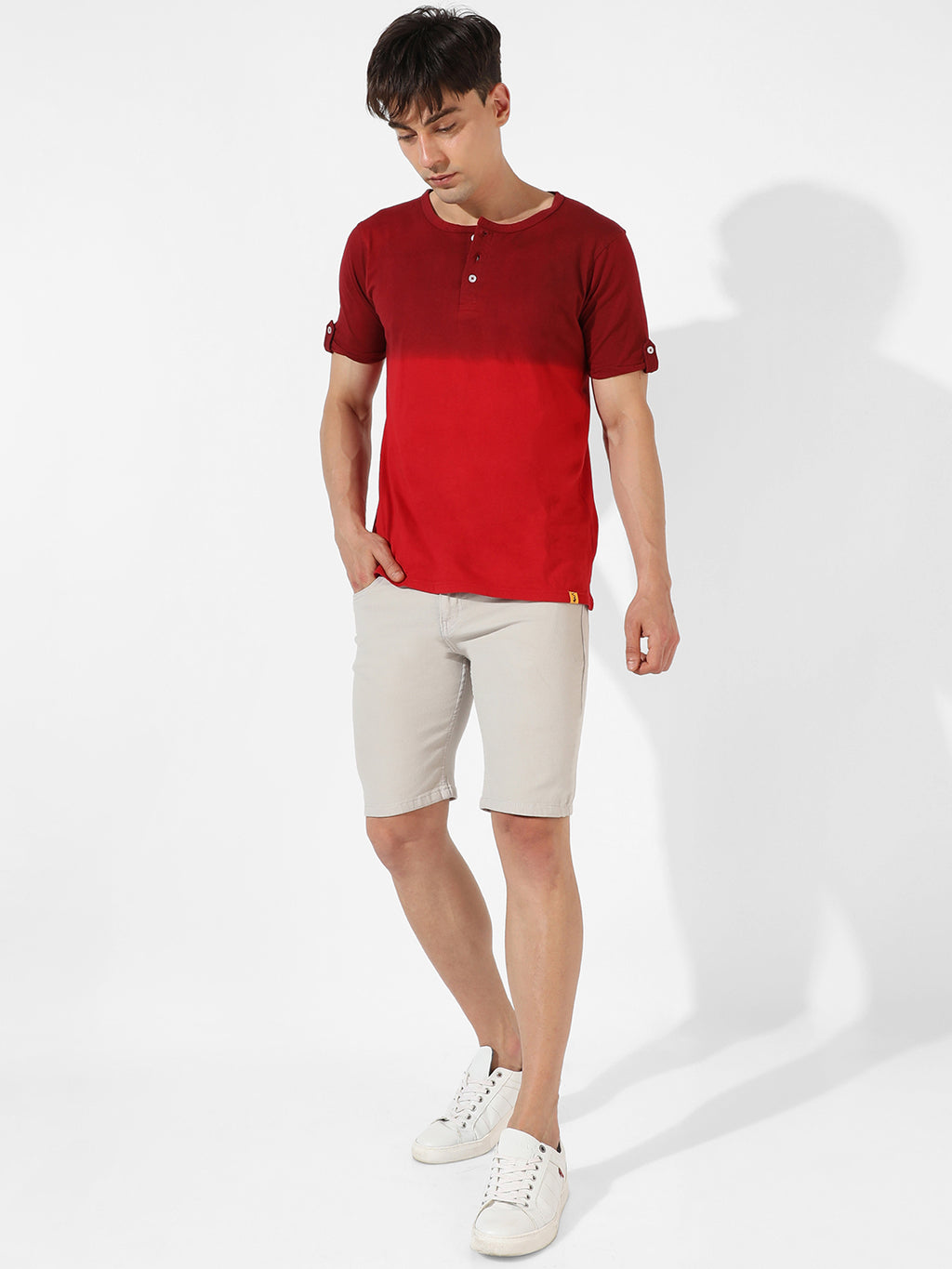 Colourblocked Casual T-Shirt