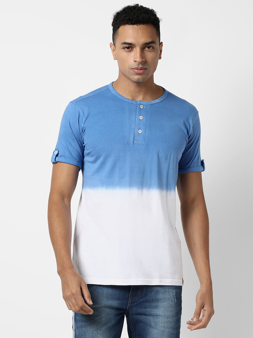 Colourblocked Casual T-Shirt