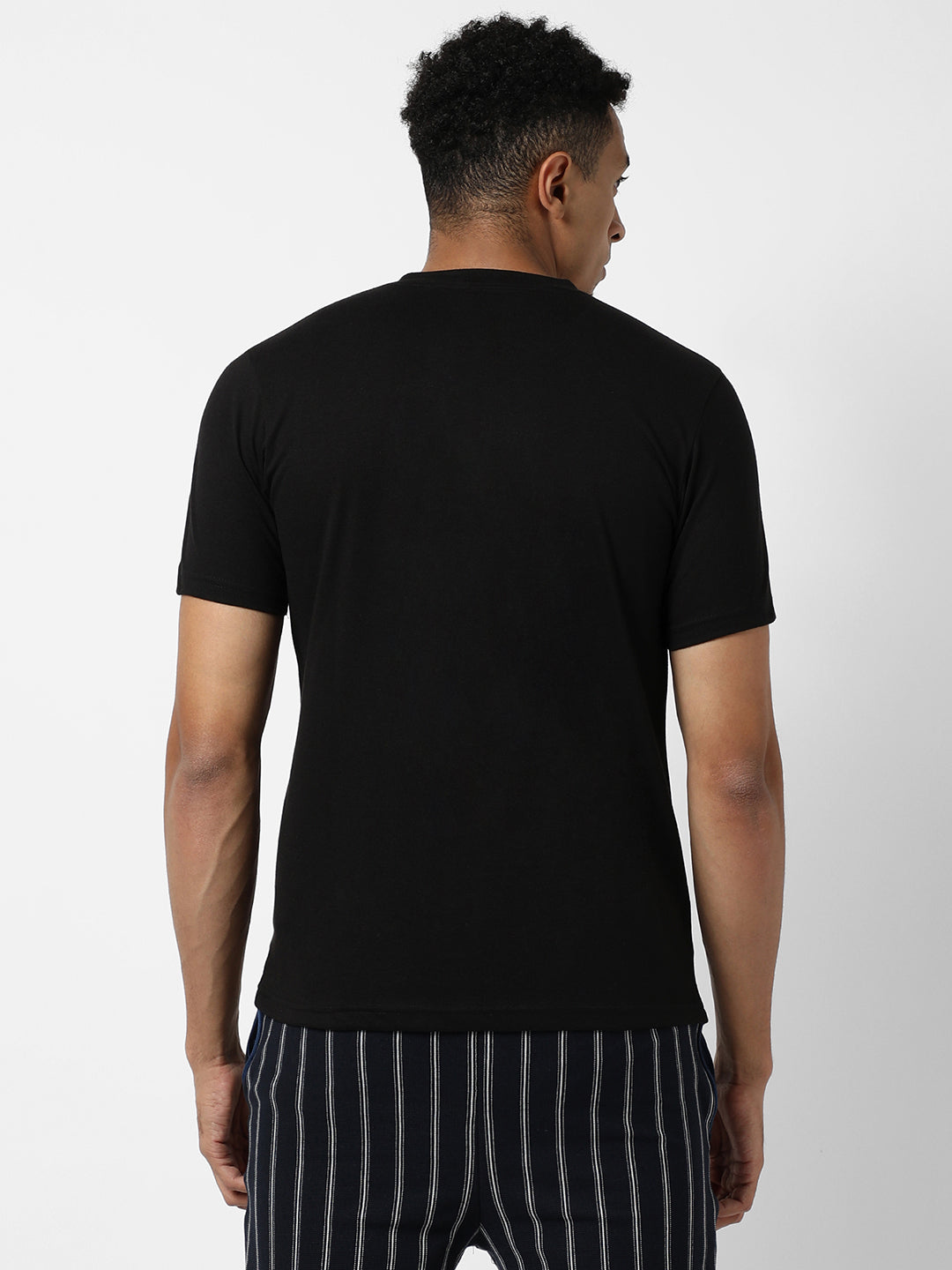 Asymmetrical Henley T-Shirt