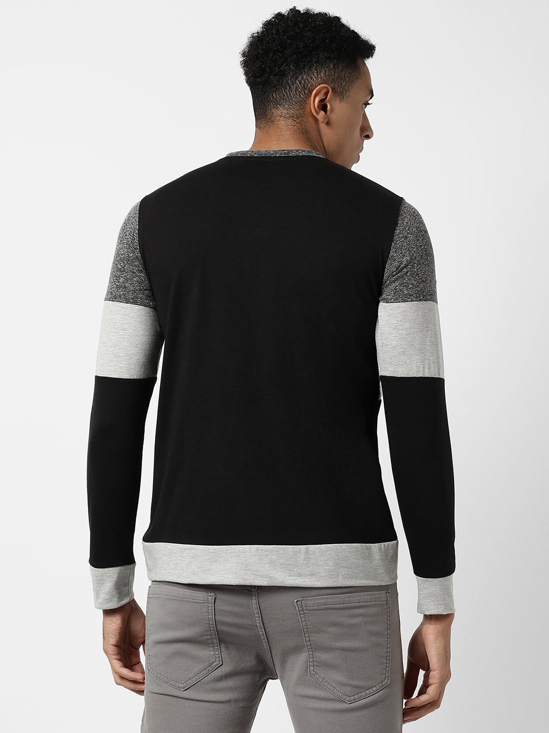 Heathered Horizontal Striped T-Shirt