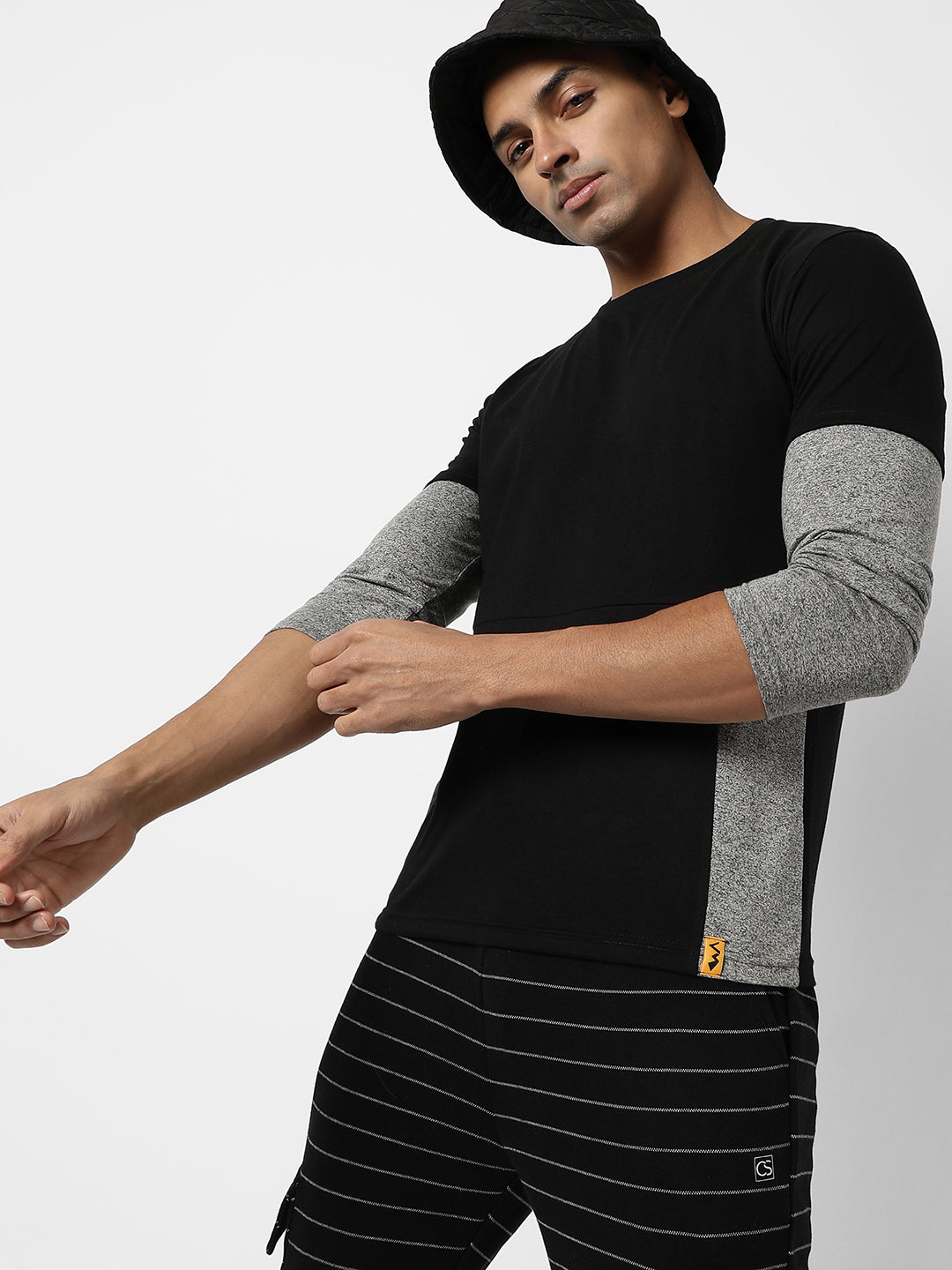 Colourblocked Casual T-Shirt