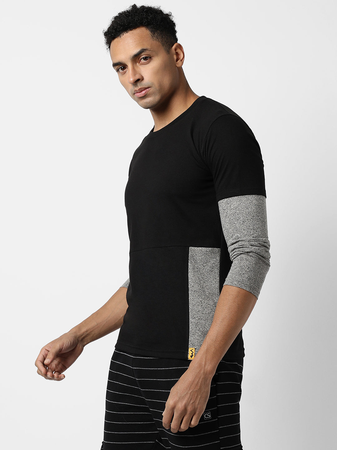 Colourblocked Casual T-Shirt