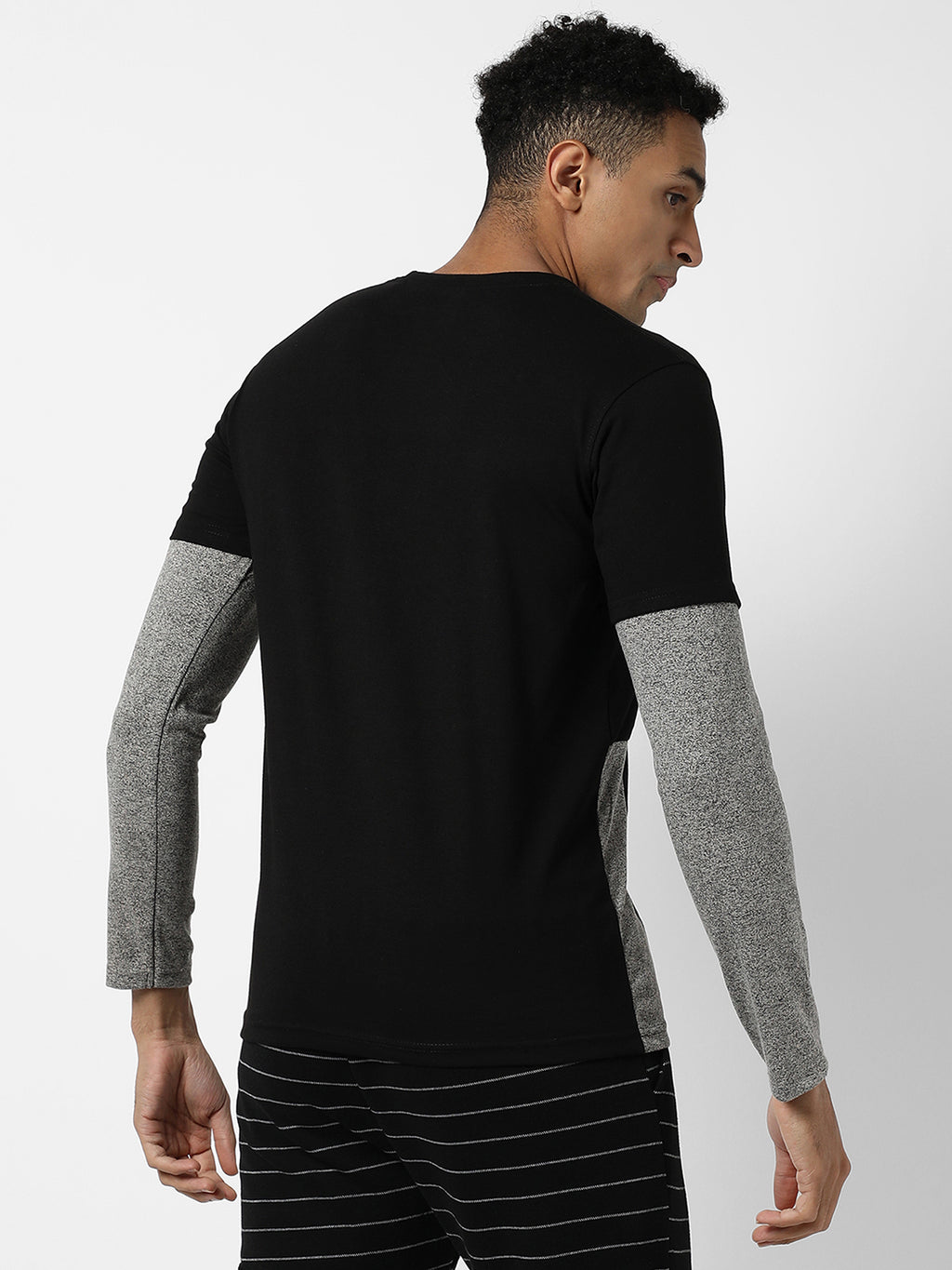 Colourblocked Casual T-Shirt