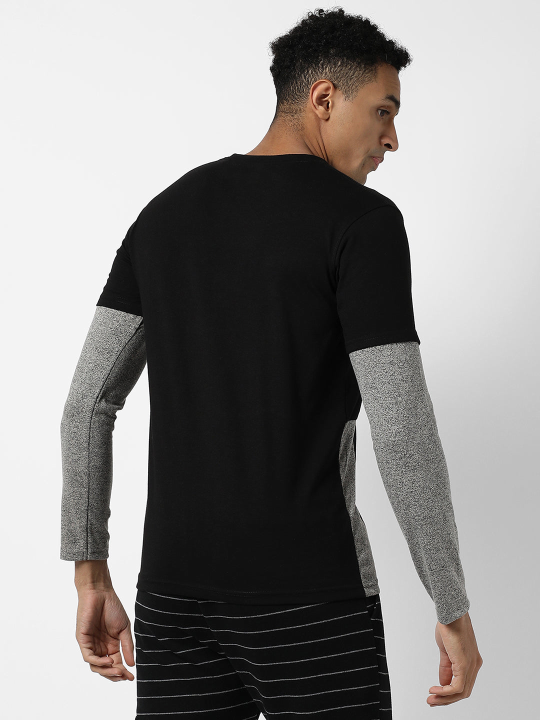 Colourblocked Casual T-Shirt