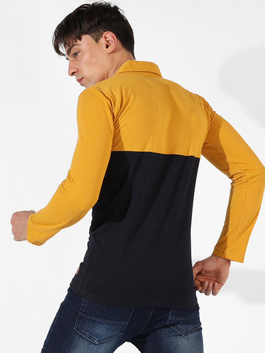 Contrast Panel Shirt