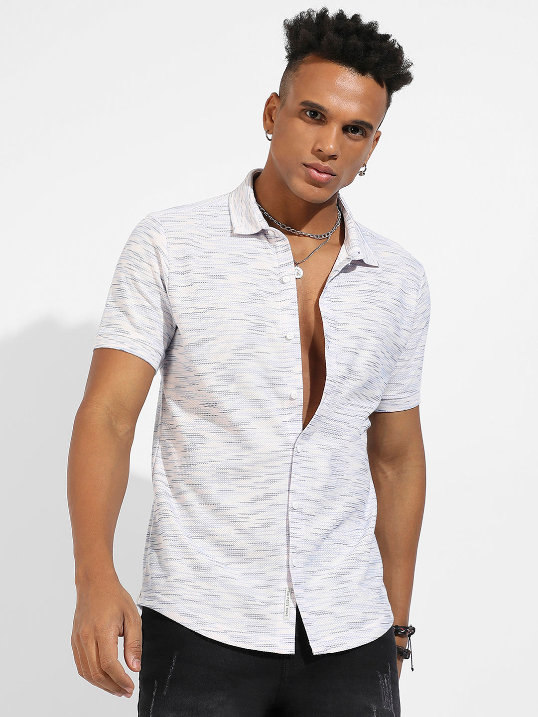 Honeycomb Knit Shirt