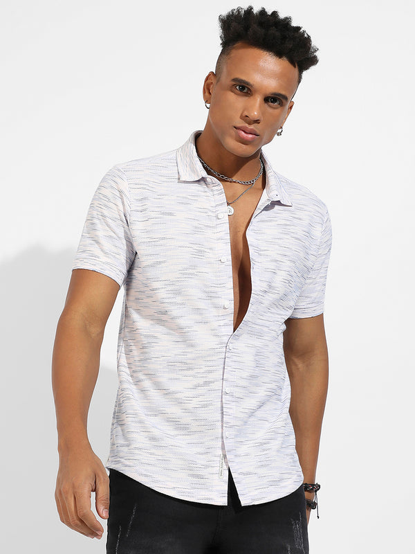 Honeycomb Knit Shirt