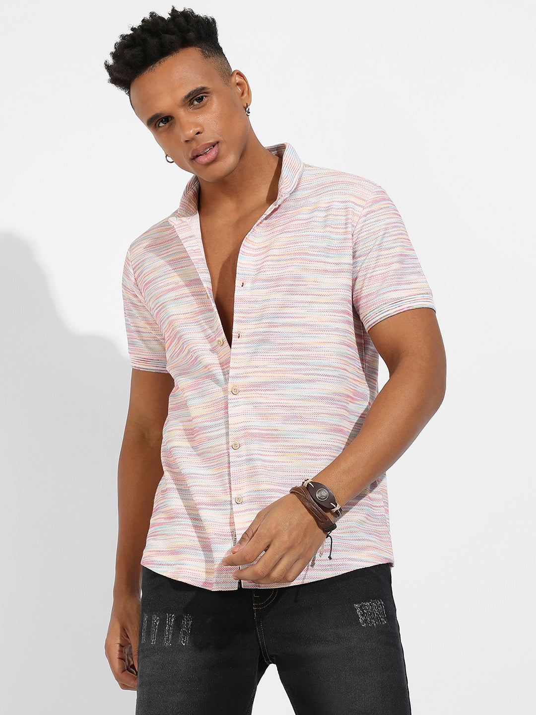 Honeycomb Knit Shirt