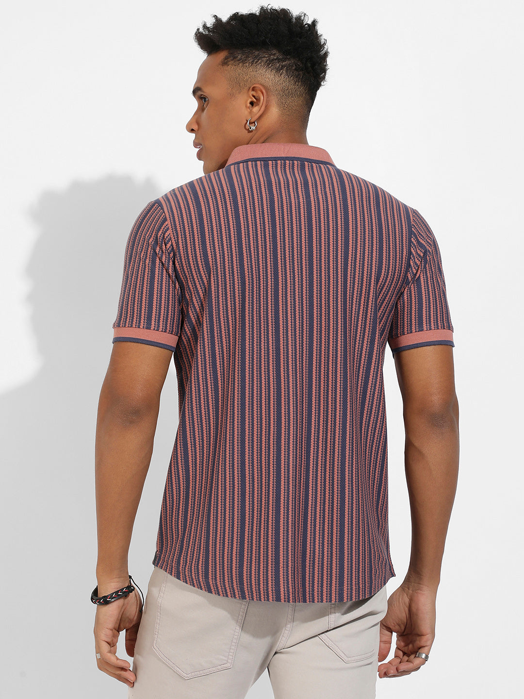 Contrast Knitted Shirt