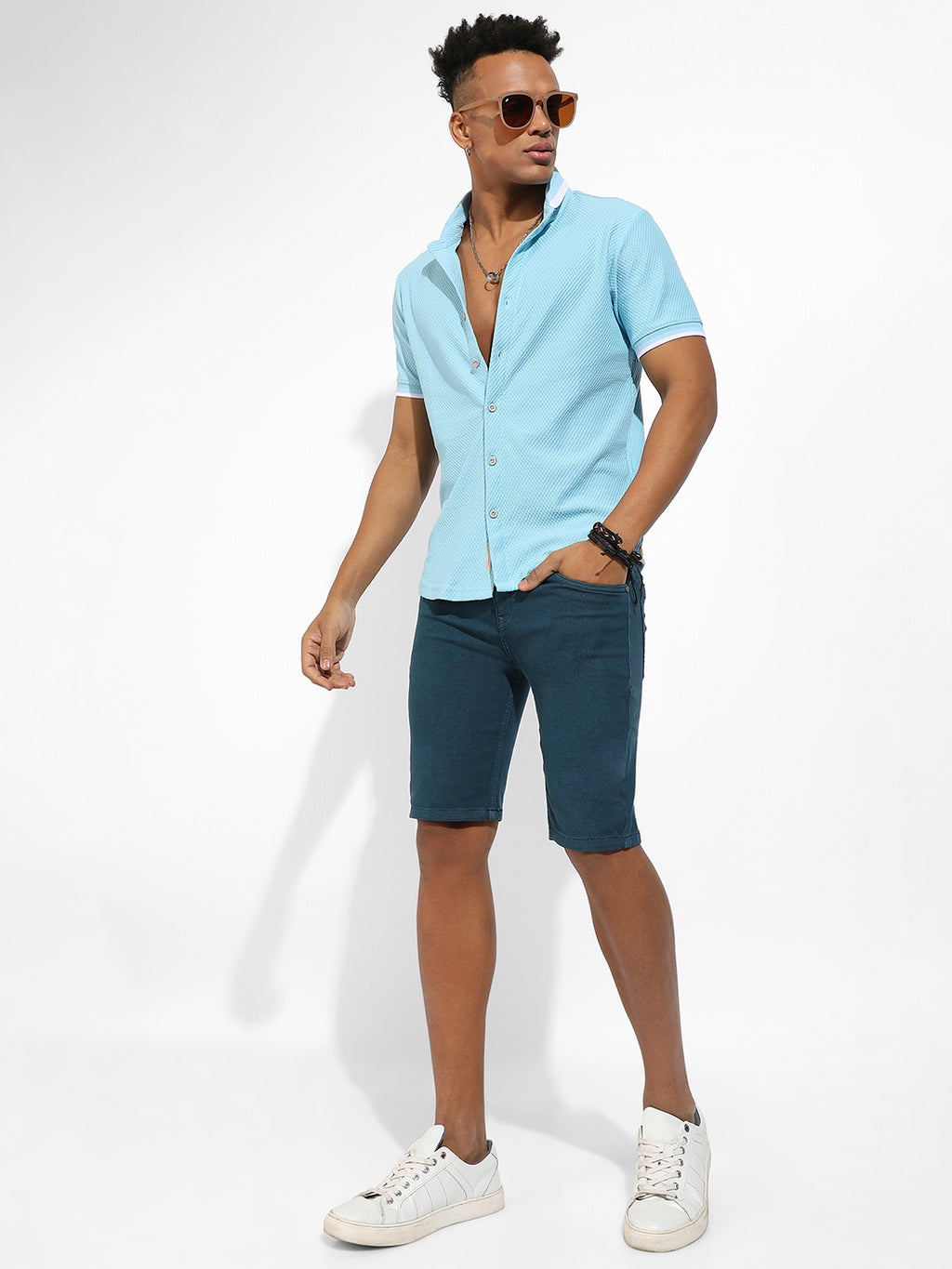 Honeycomb Knit Shirt