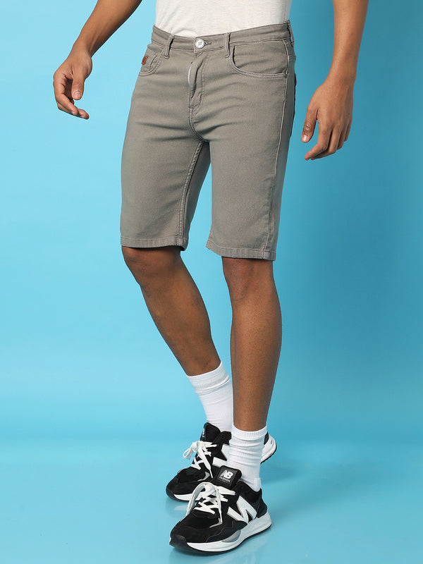 Chino Denim Shorts
