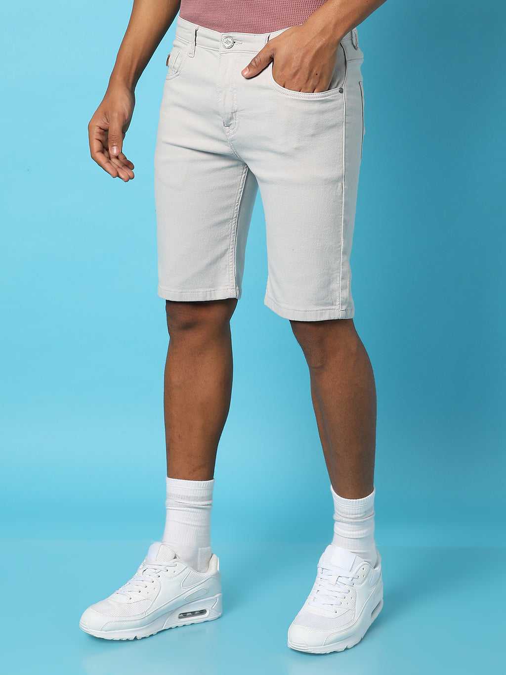 Chino Denim Shorts