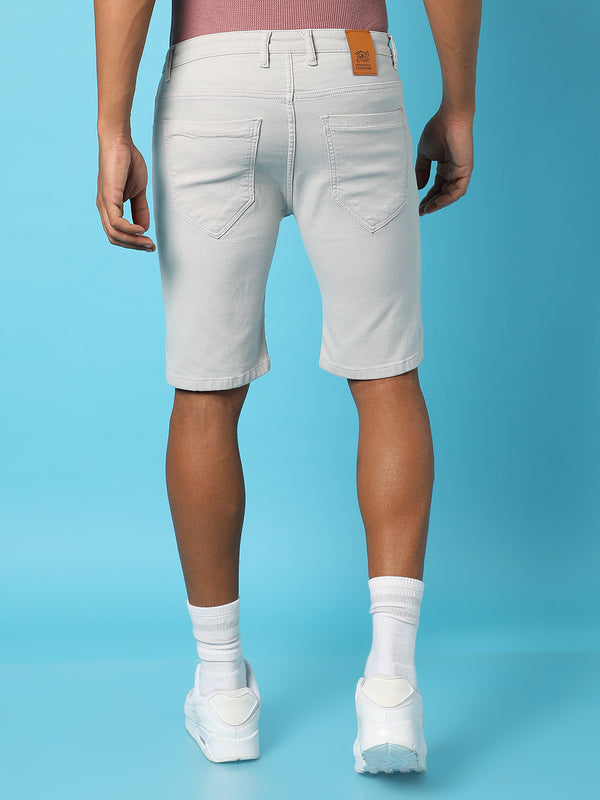 Chino Denim Shorts