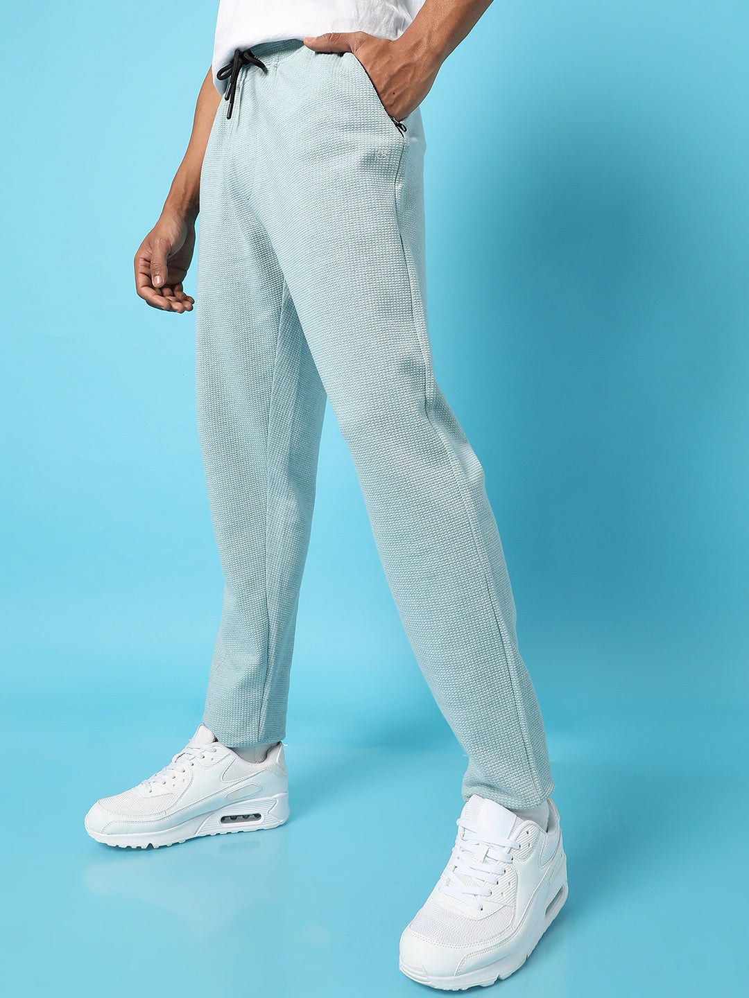 Trackpants With Contrast Zipper