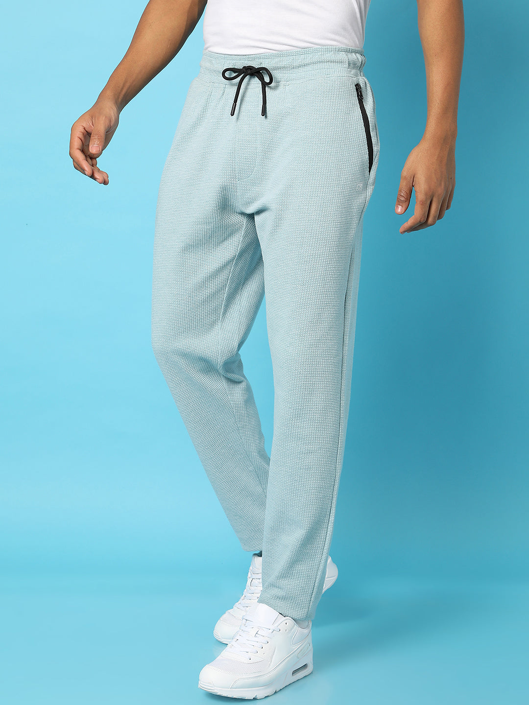 Trackpants With Contrast Zipper