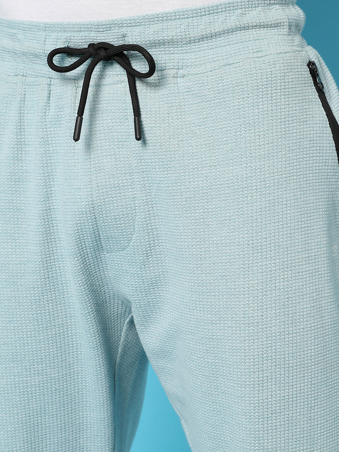 Trackpants With Contrast Zipper