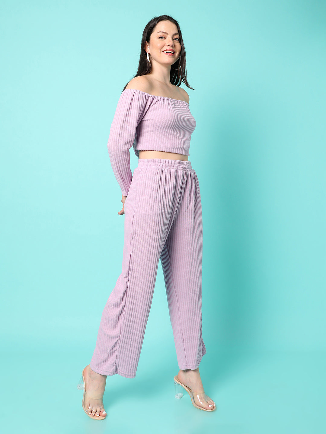 Co-Ord Set(Crop Top & Pant)