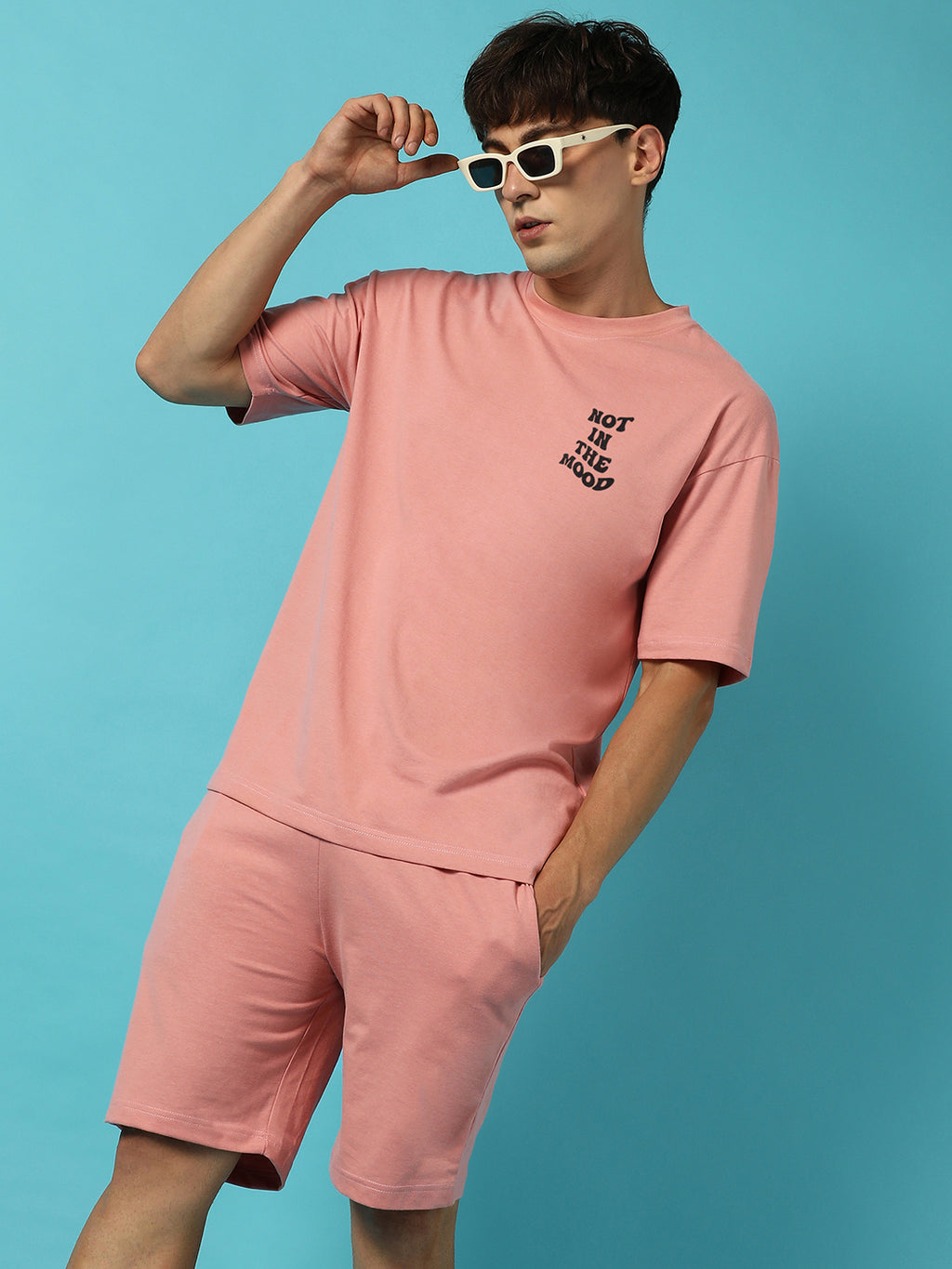 Peach Cupid Oversized Co-Ord Set