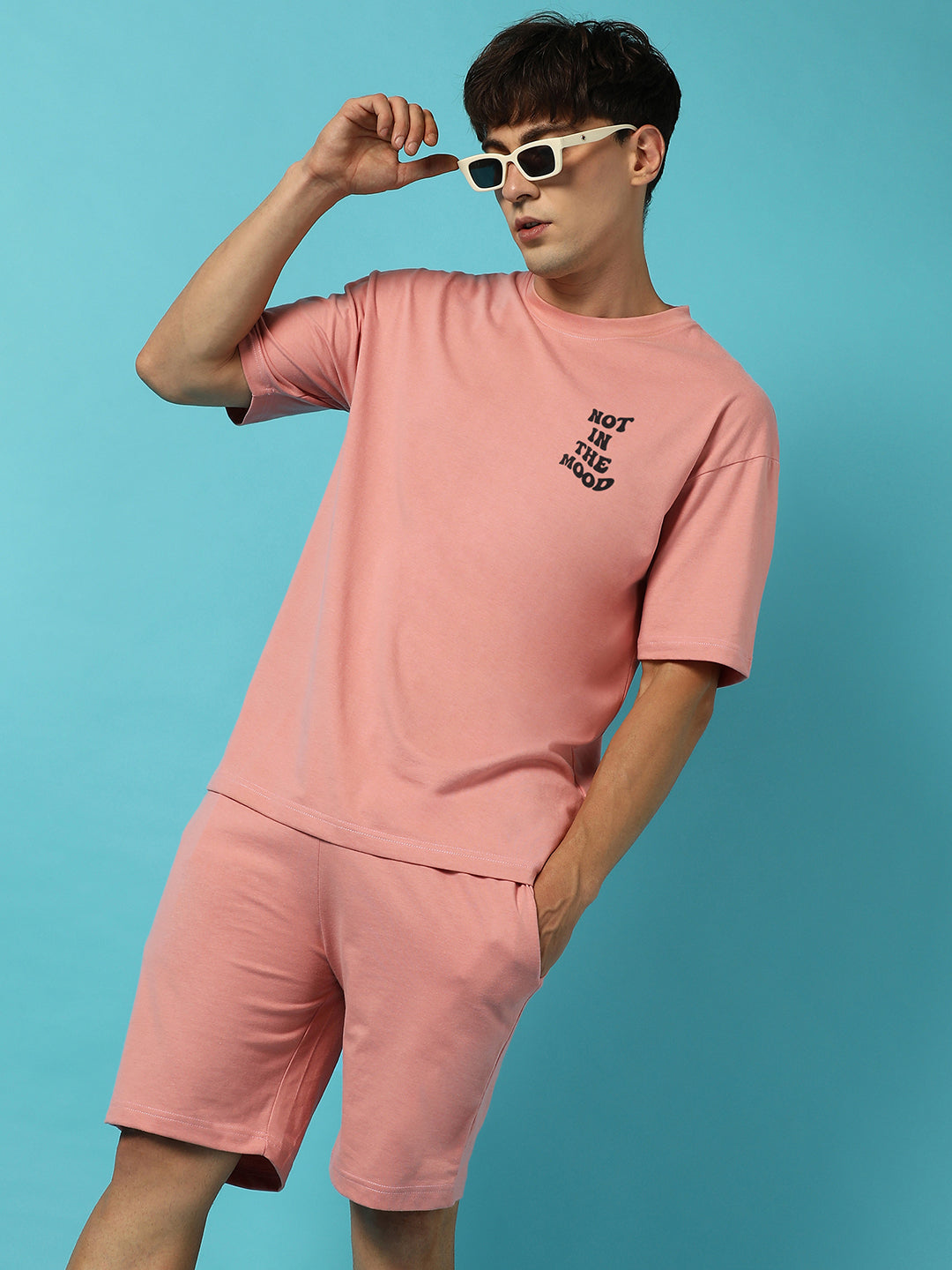 Peach Cupid Oversized Co-Ord Set